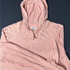 Faherty Dusty Rose Hooded Sweatshirt